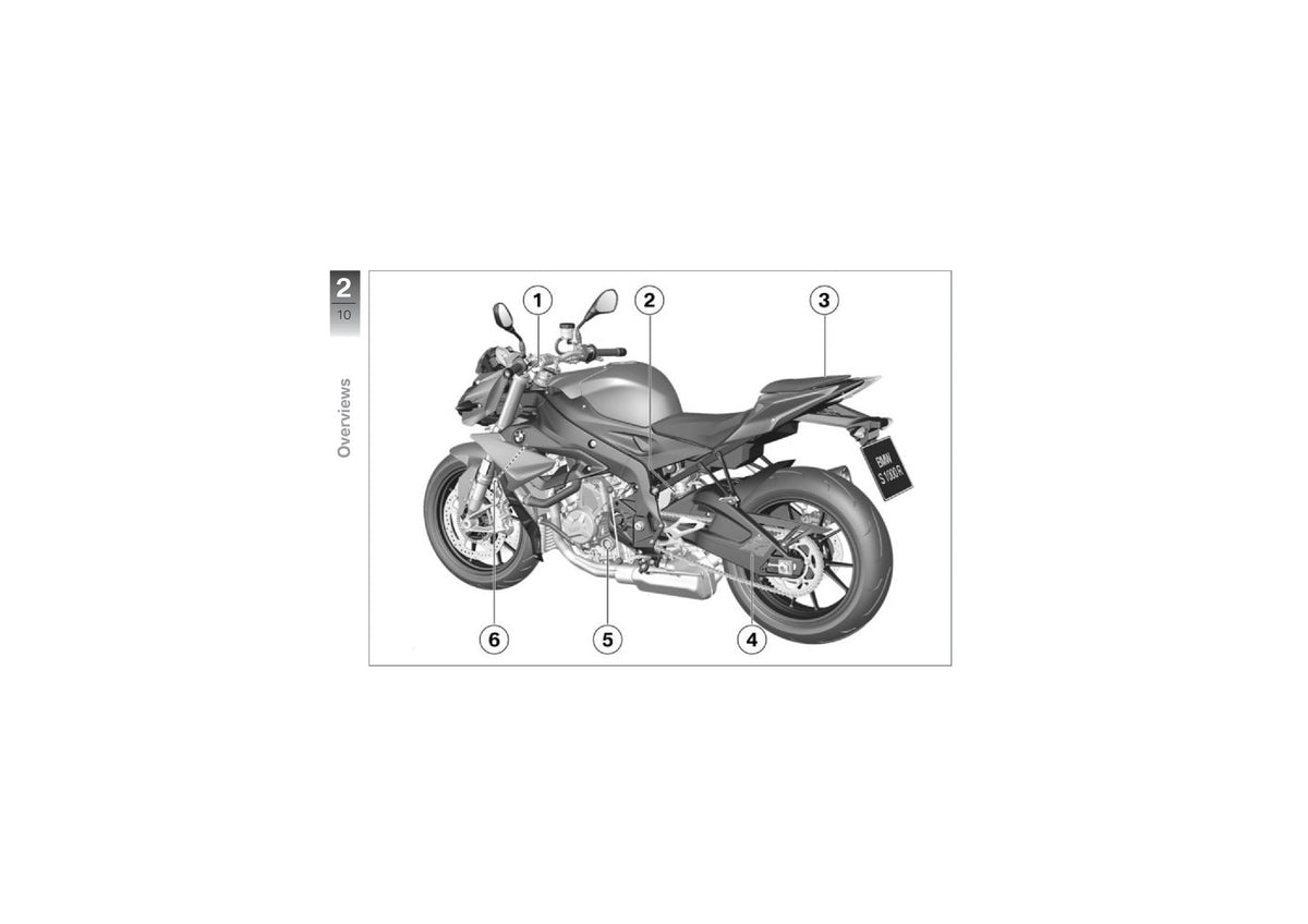 BMW S 1000 R Motorcycle Owners Manual 2017 - STEEL WIRE BOUND - TOUGH COVERS