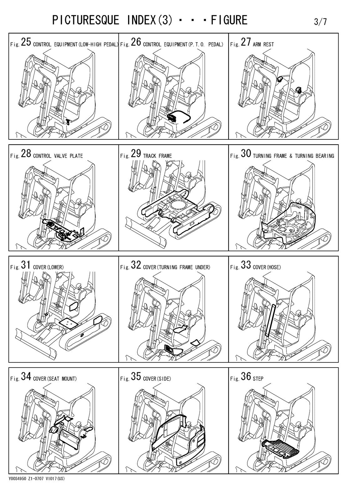 YANMAR ViO-17 Excavator Parts Catalog Manual 2009 - WIRE BOUND - TOUGH COVERS