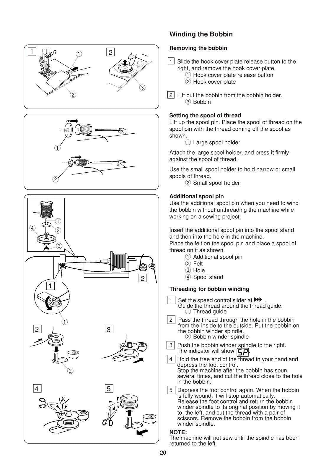 ALFA 3050 Sewing Machine Instruction Book Manual - WIRE BOUND - TOUGH COVERS