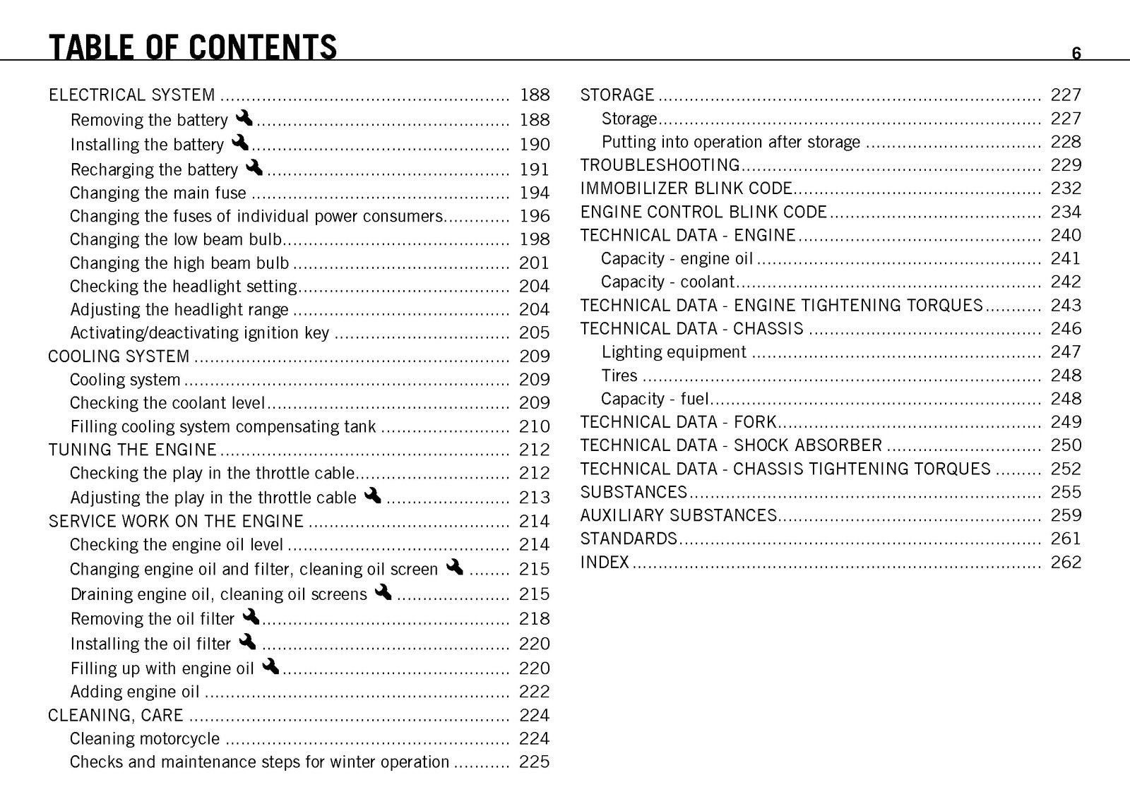KTM 1190 RC8 R EU UK FR JP Motorcycle Owners Manual 2012 - WIRE BOUND - COVERS