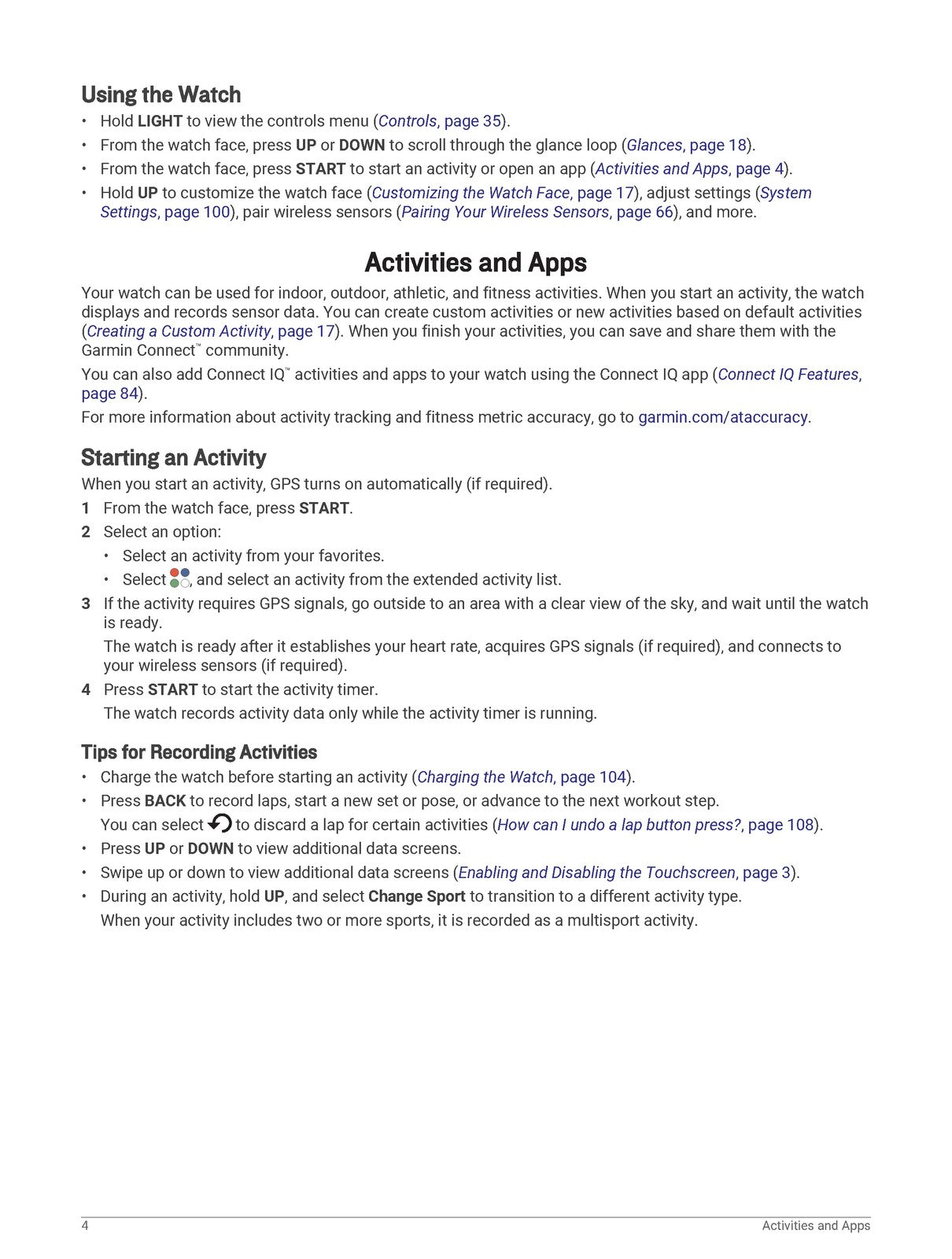 GARMIN Forerunner 265 Series Watch Owners Manual 2023 - WIRE BOUND - COVERS