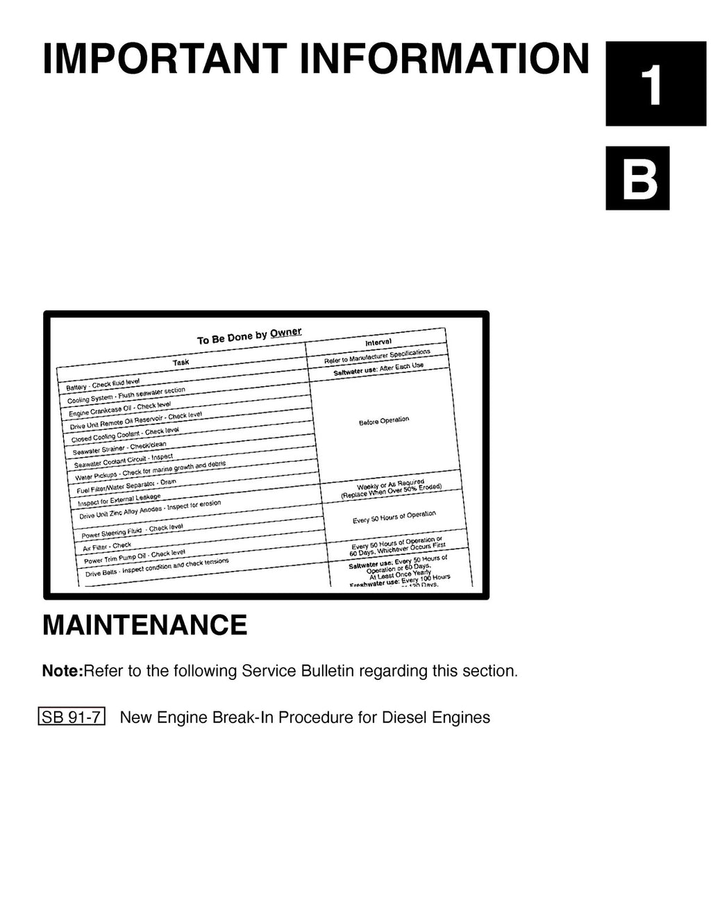 MERCURY MERCRUISER NO. 21 MARINE ENGINES IN-LINE DIESEL SERVICE MANUAL - BOUND