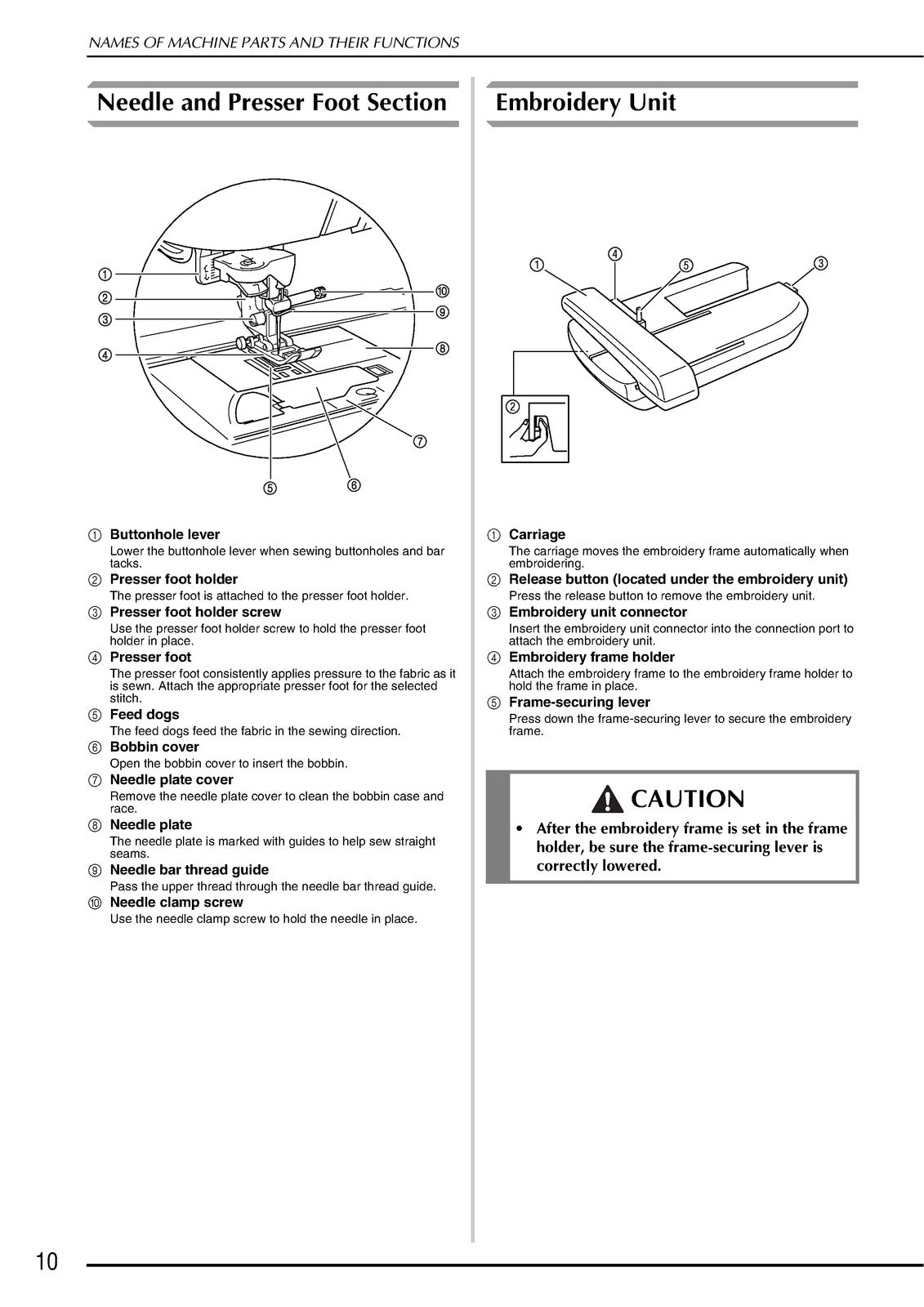 BABY LOCK Ellageo Plus BLL2 Sewing Machine Instruction Manual - WIRE BOUND