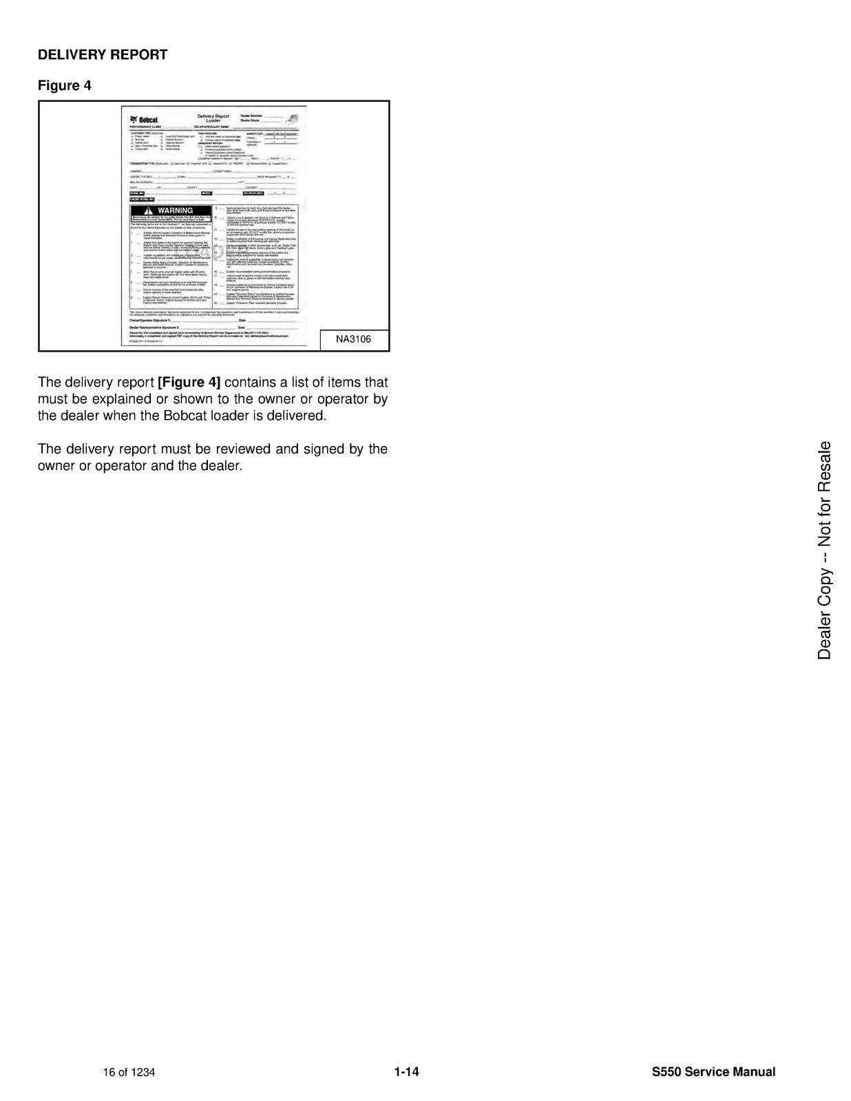 BOBCAT S550 Skid-Steer Loader Service Manual SN A3NL11001 Up 2019, FOLDOUTS