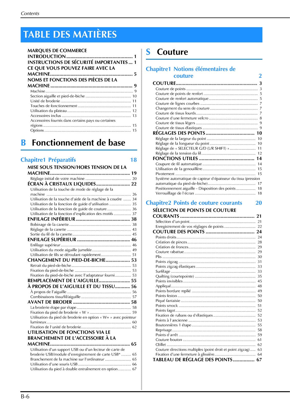 BABY LOCK Journey BLJY Sewing Machine Instruction Manual French - WIRE BOUND