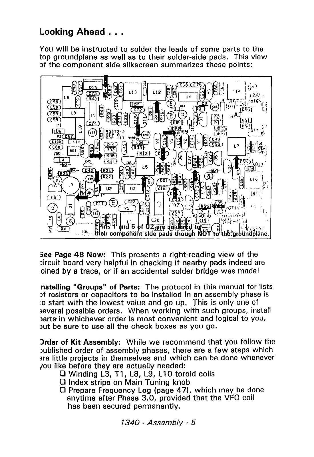 TEN TEC 1340 40 Meter CW Transceiver Instruction Manual - WIRE BOUND - COVERS