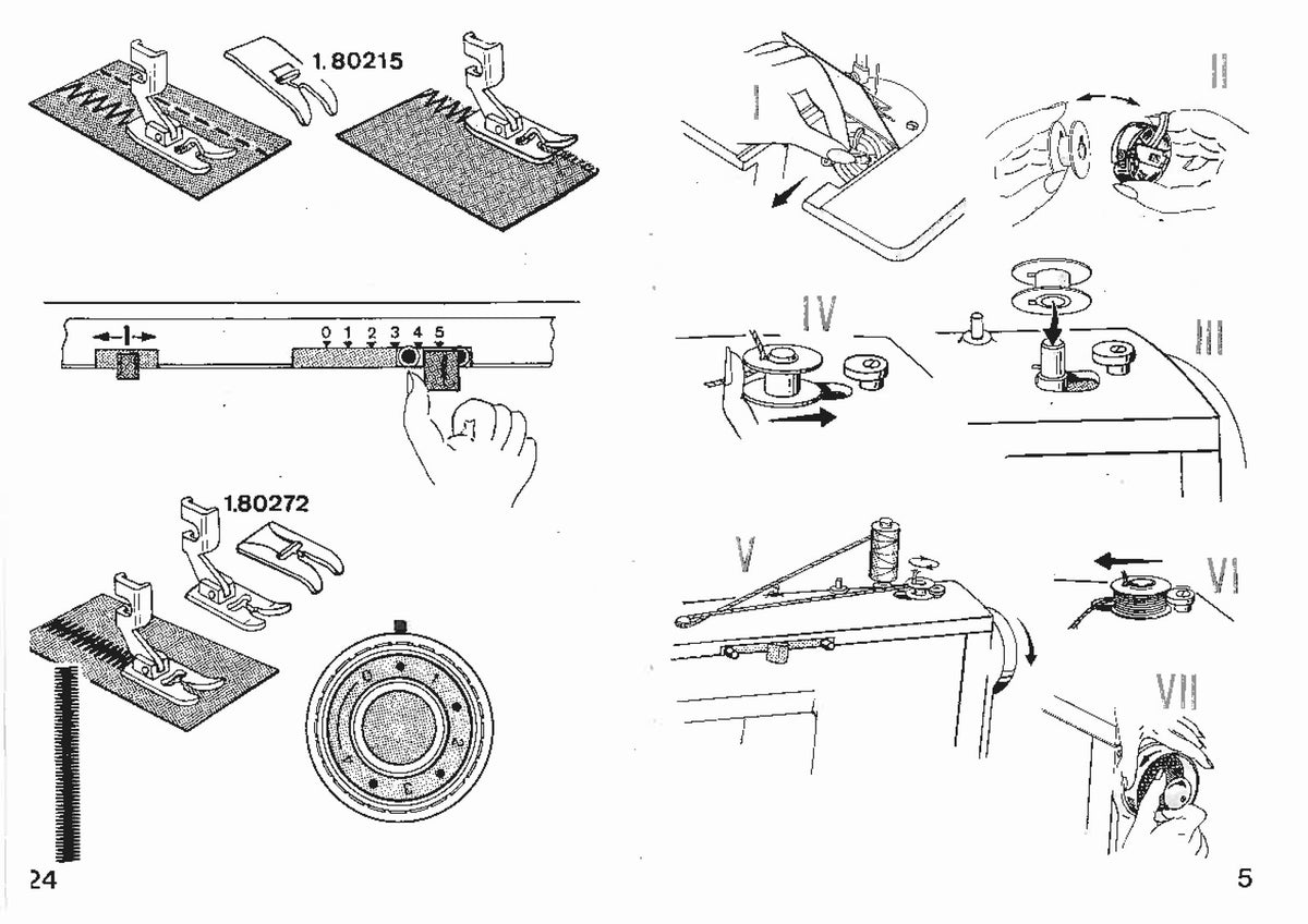 ALFA 1120 1129 1140 Sewing Machine Instruction Manual - WIRE BOUND - COVERS