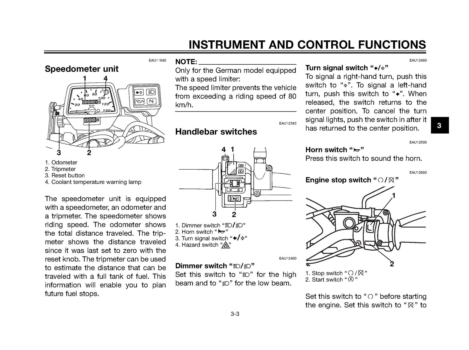 YAMAHA DT125R DT125X Owners Manual - STEEL WIRE BOUND - PROTECTIVE COVERS