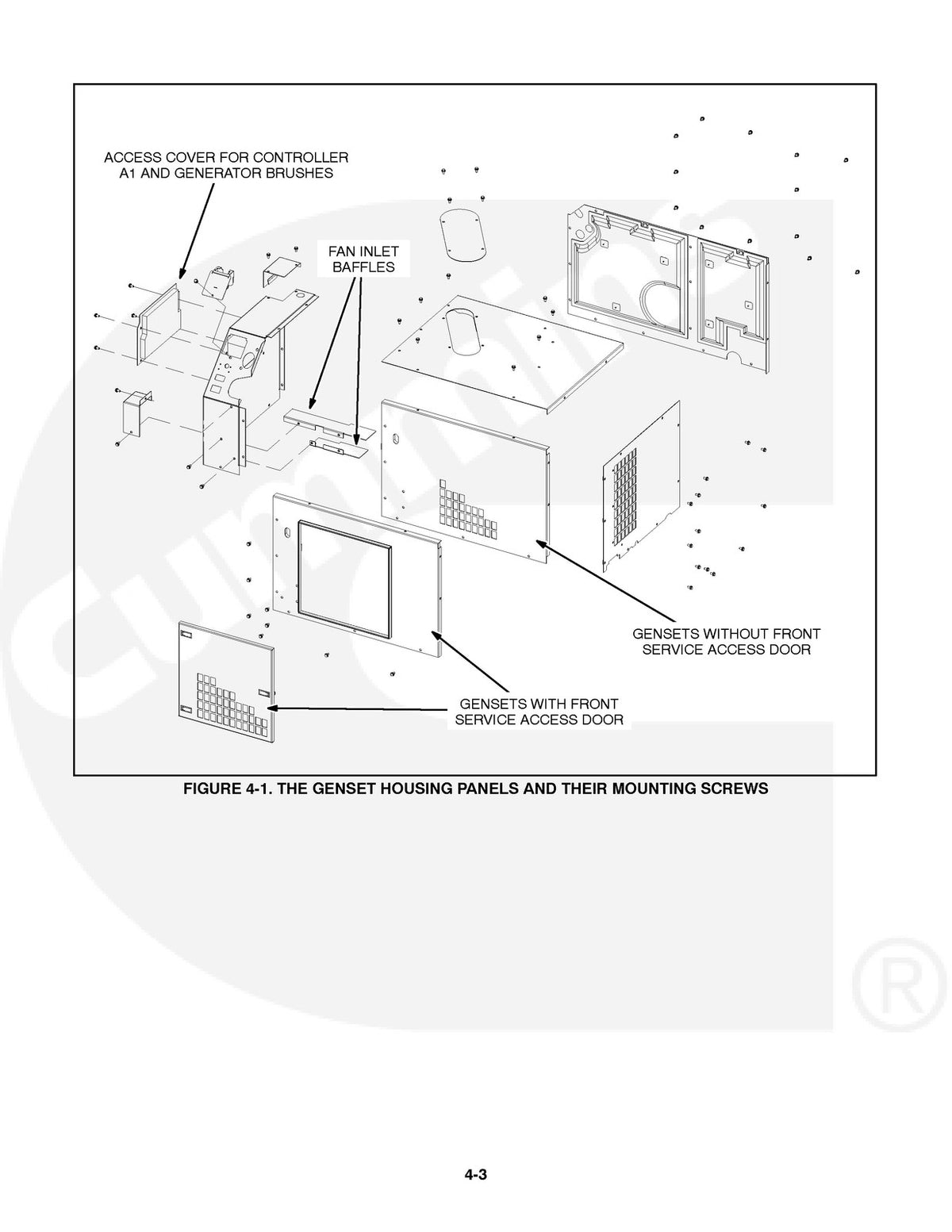 ONAN HDKBA HDKBB Spec A-F Diesel RV Genset Service Manual 2010, FOLDOUTS