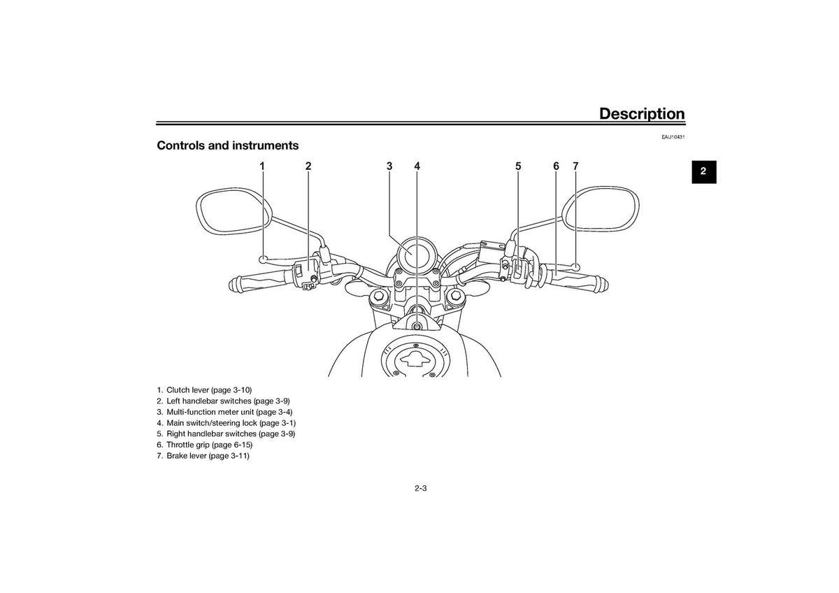 YAMAHA XSR125 Motorcycle Owners Manual 2021 - STEEL WIRE BOUND - TOUGH COVERS