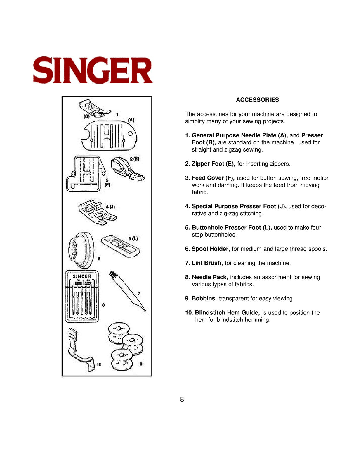 SINGER 9005 9008 9010 9015 9018 9020 9022 9026 9027 User Manual - WIRE BOUND