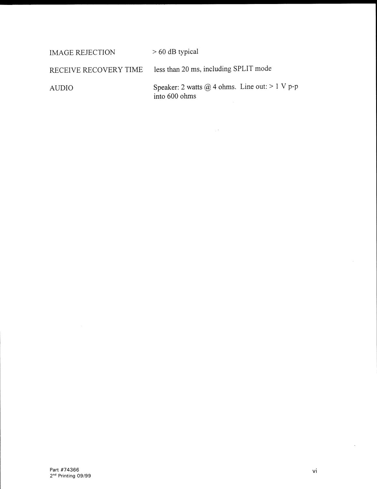 TEN TEC Pegasus Model 550 HF Transciever Operators Manual - WIRE BOUND - COVERS