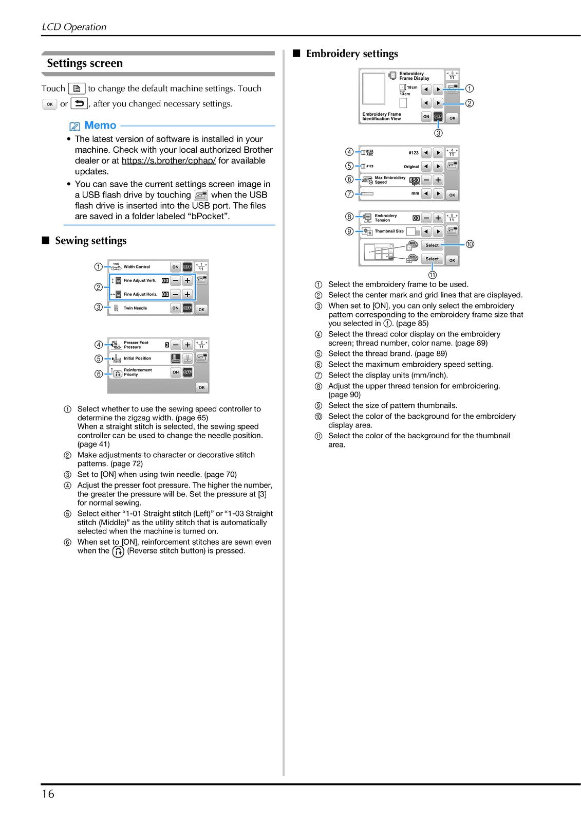 BROTHER 888-K10 L11 L12 Sewing And Embroidery Machine Operation Manual - BOUND