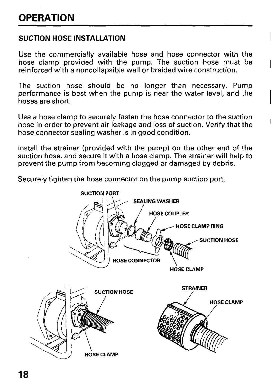 HONDA Water Pump Owners Manual - STEEL WIRE BOUND - PROTECTIVE COVERS
