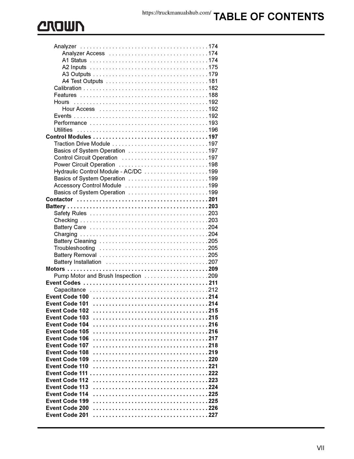 CROWN RC 5500 Series AC Traction Service And Parts Manual - WIRE BOUND - COVERS