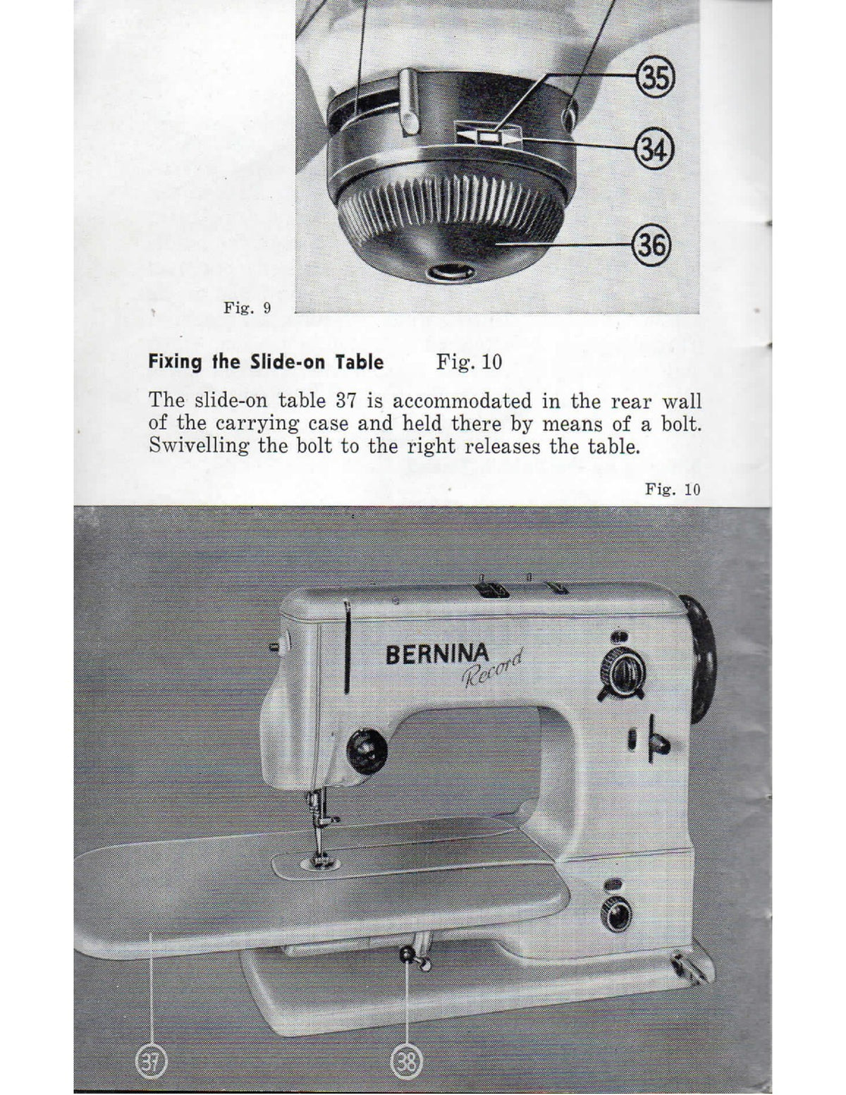 BERNINA 530 532 Instruction Book Manual - STEEL WIRE BOUND - PROTECTIVE COVERS
