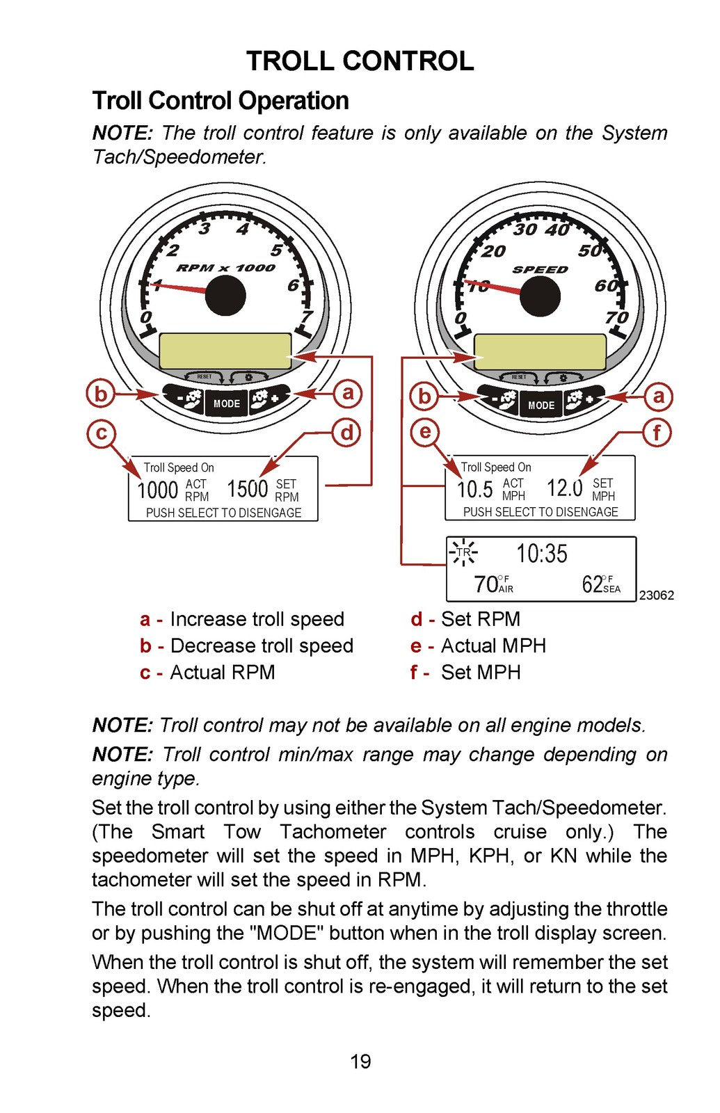 MERCURY SC1000 System Tach Speedometer Smart Tow Operating Manual 2006 - BOUND
