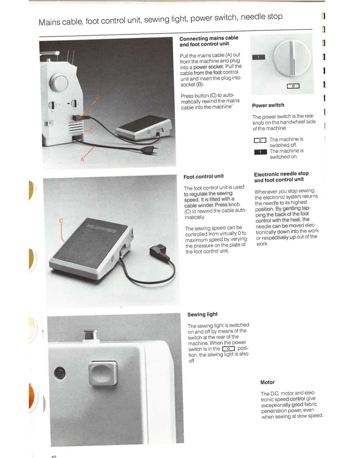 BERNINA 1120 1130 Operators & Service Manual BUNDLE - WIRE BOUND - TOUGH COVERS