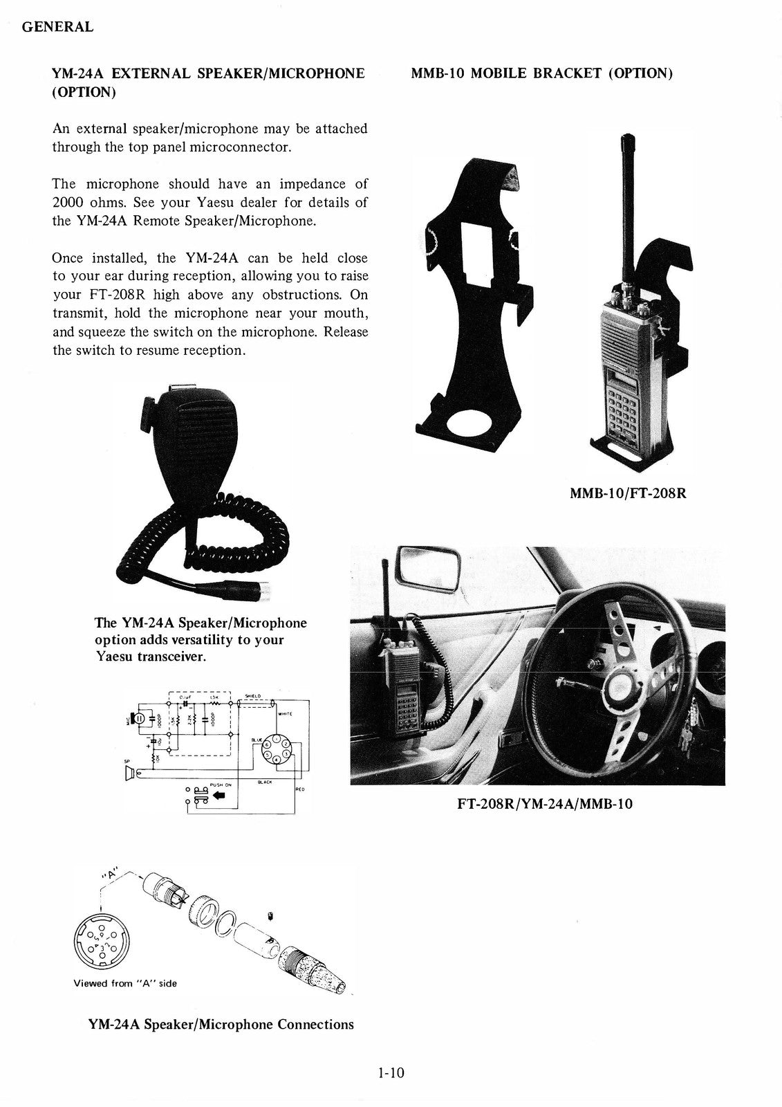 YAESU FT-208R Maintenance Service Manual - BOUND - COVERS - XL FOLDOUT PAGES