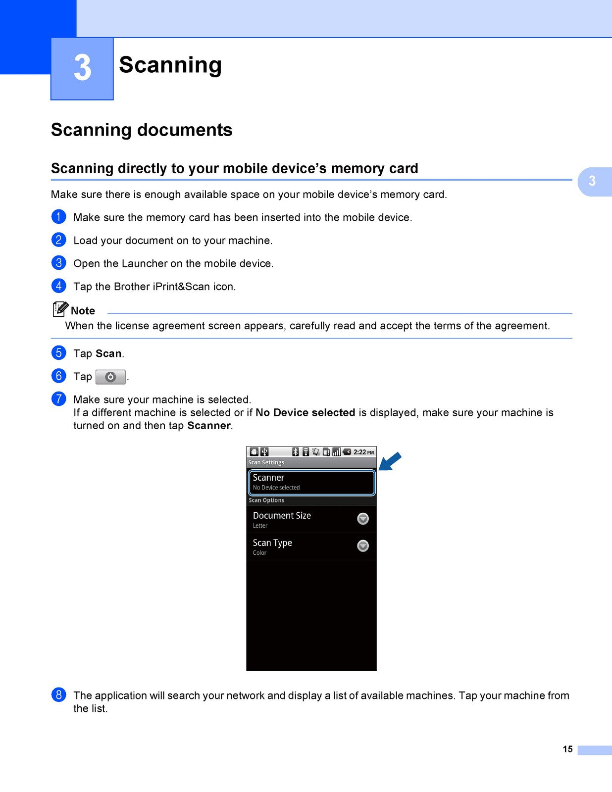 BROTHER iPrintScan Mobile Print Scan Guide Manual - WIRE BOUND - TOUGH COVERS