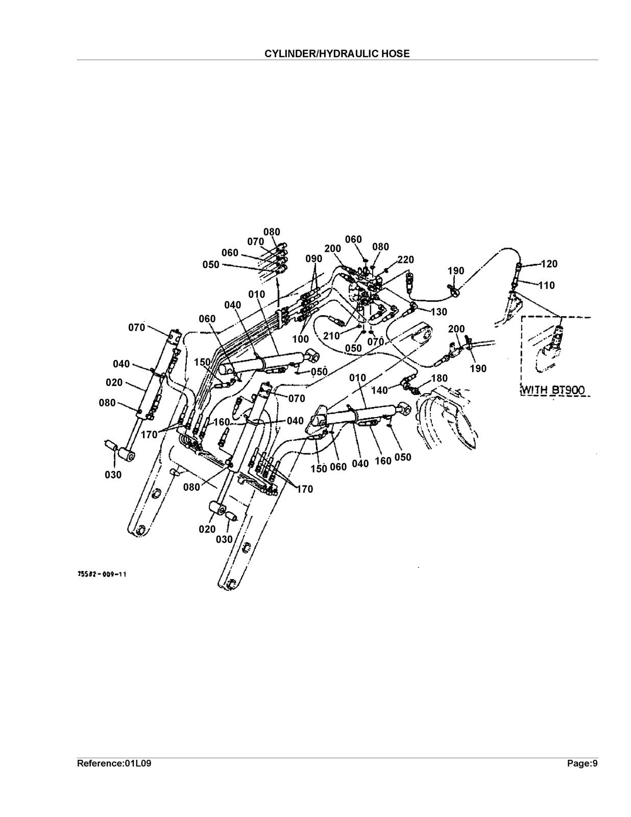 KUBOTA TL720 Loader Illustrated Parts List Manual - WIRE BOUND - TOUGH COVERS