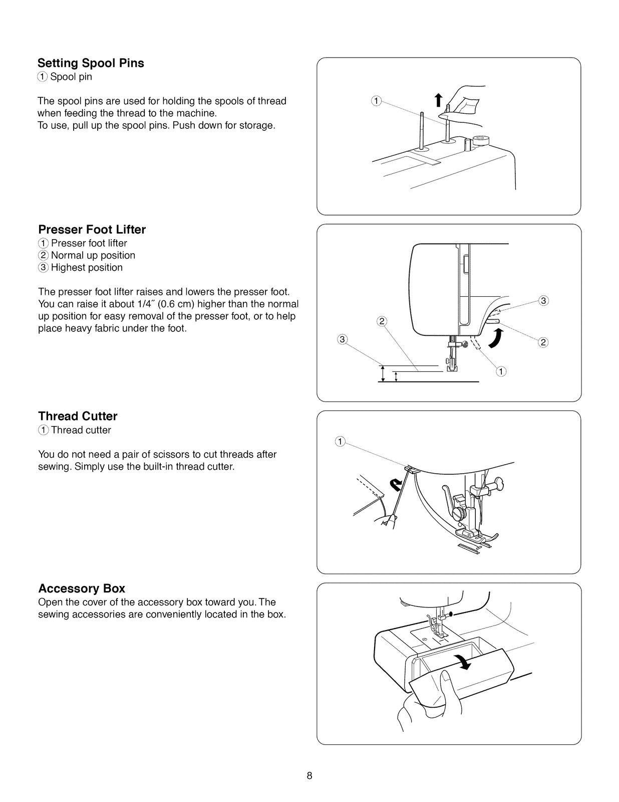 KENMORE 38515212 15616 15218 15718 Sewing Machine Owners Manual - WIRE BOUND