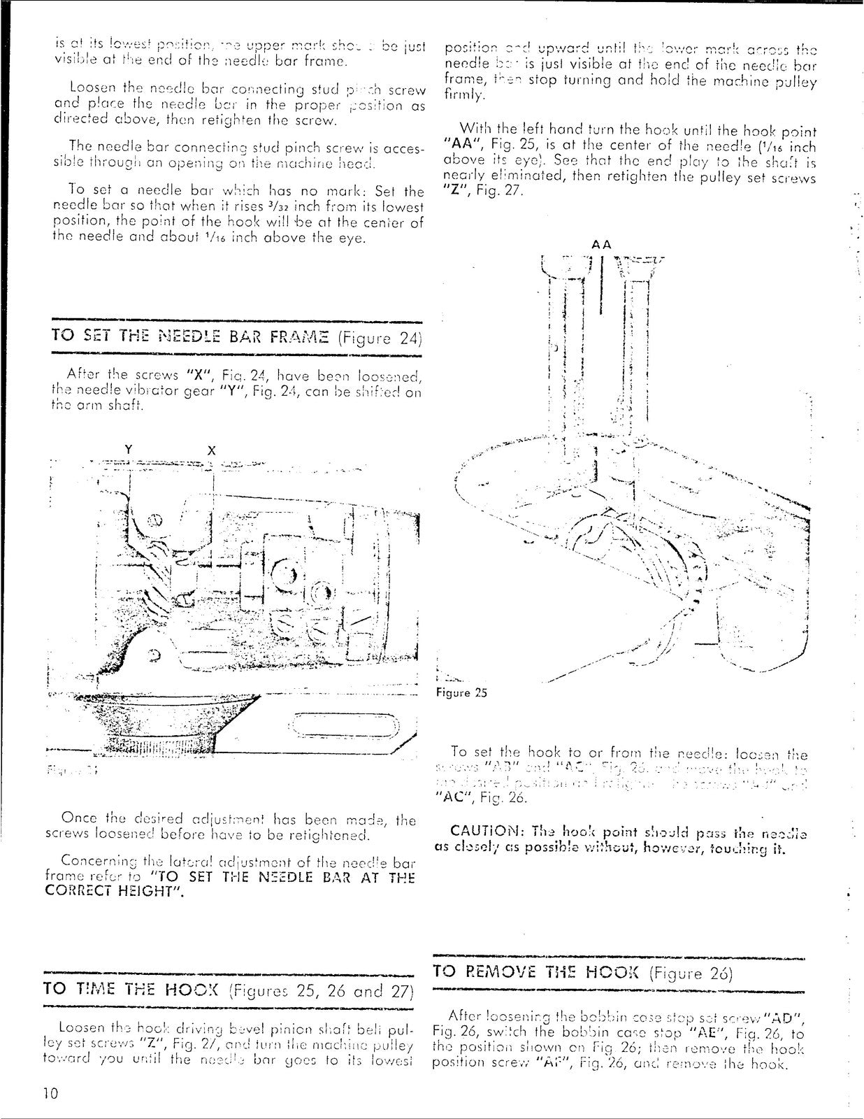 SINGER 107G201 Sewing Machine Service Manual - STEEL WIRE BOUND - TOUGH COVERS