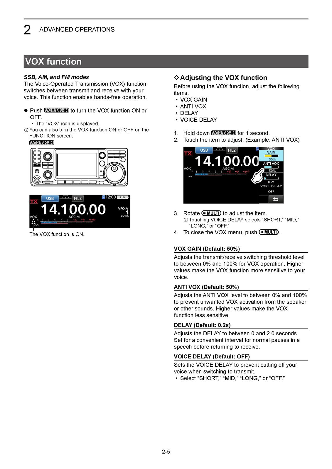 ICOM IC-7300MK2 HF 50MHz Transceiver Advanced Manual - WIRE BOUND - TOUGH COVERS