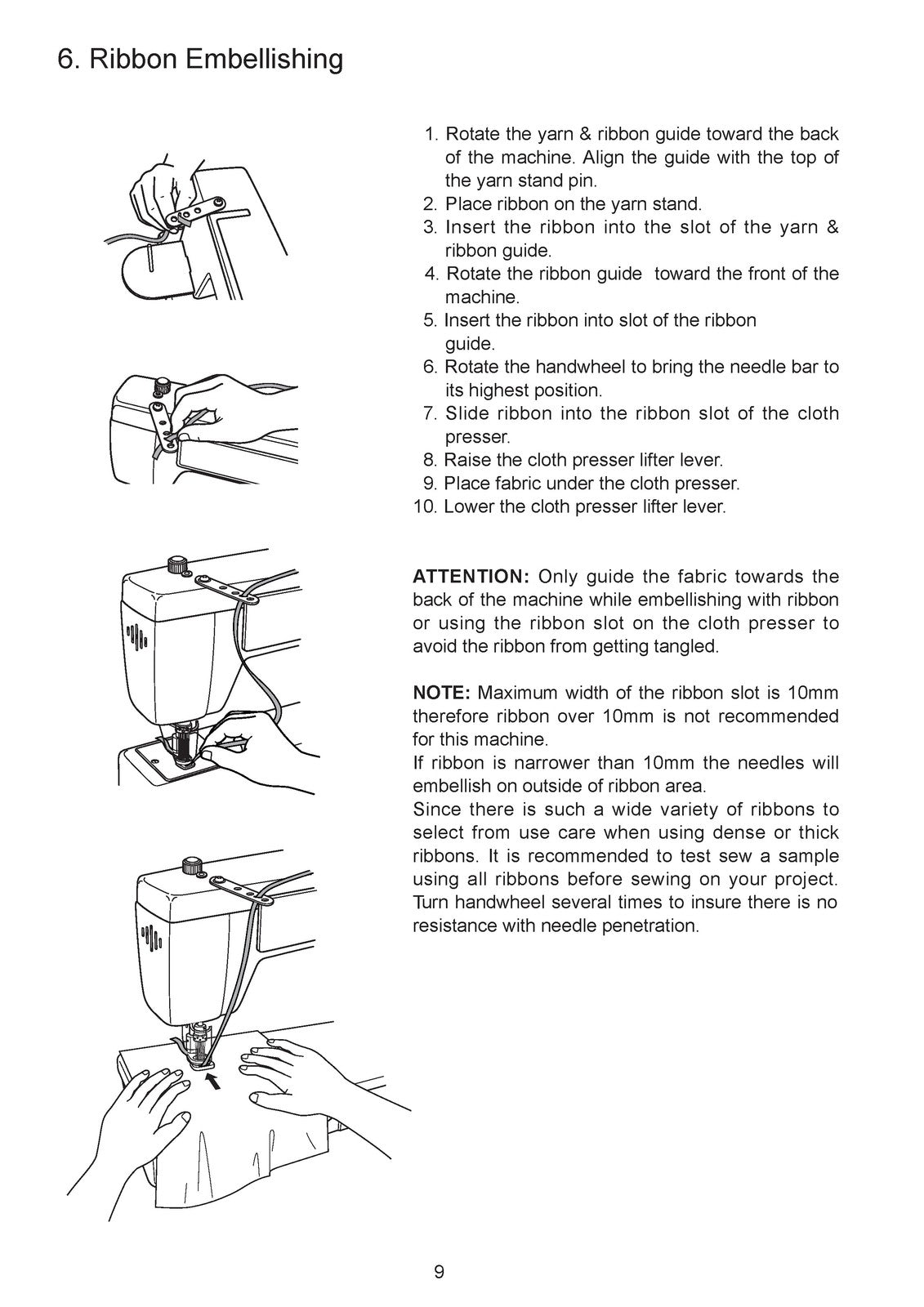 BABY LOCK Embellisher EMB12 Needle Felting Machine Instruction Manual - BOUND