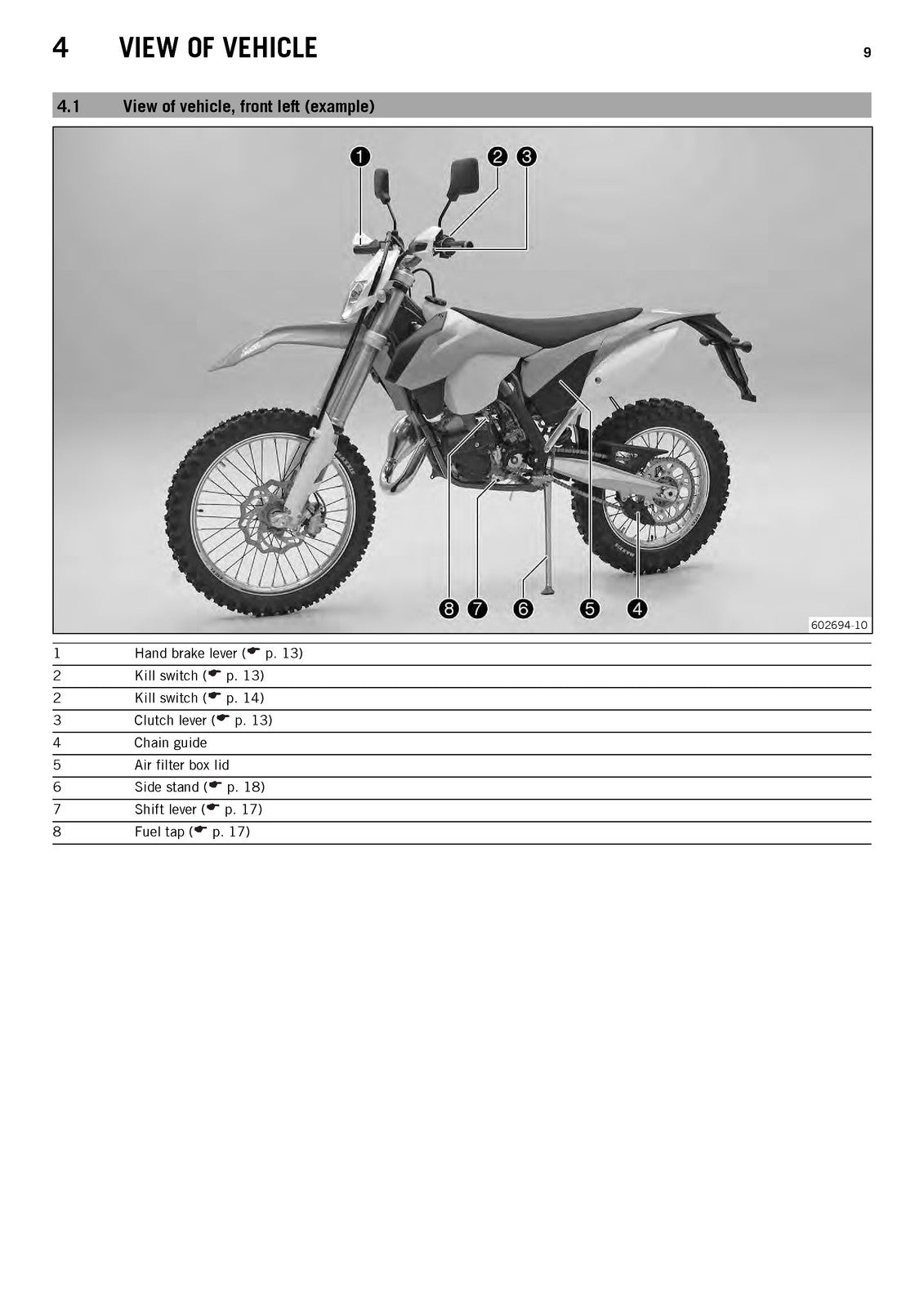 KTM 125 200 250 300 EXC XC-W Owners Manual 2014 - WIRE BOUND - TOUGH COVERS