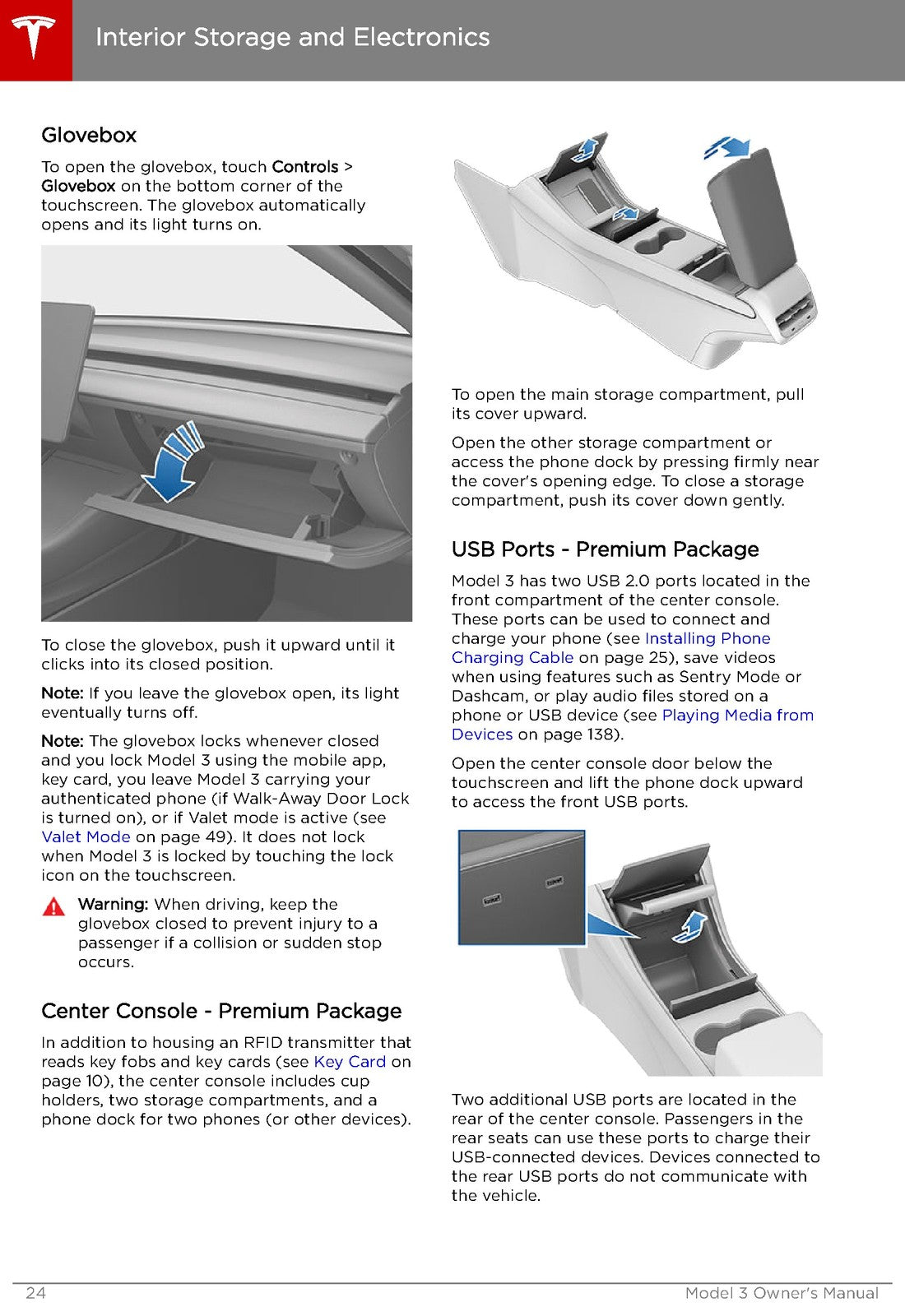 TESLA Model 3 Owners Manual 2020 - STEEL WIRE BOUND - PROTECTIVE COVERS