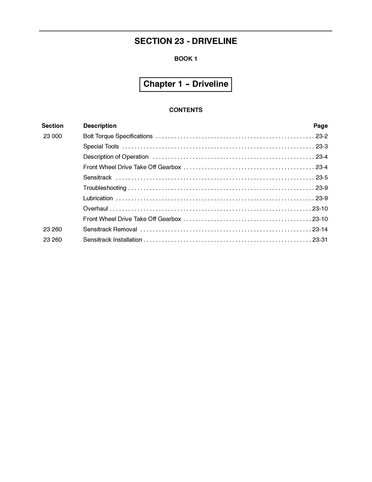 NEW HOLLAND TC35 TC40 TC45 Tractor Service Manual - WIRE BOUND - TOUGH COVERS