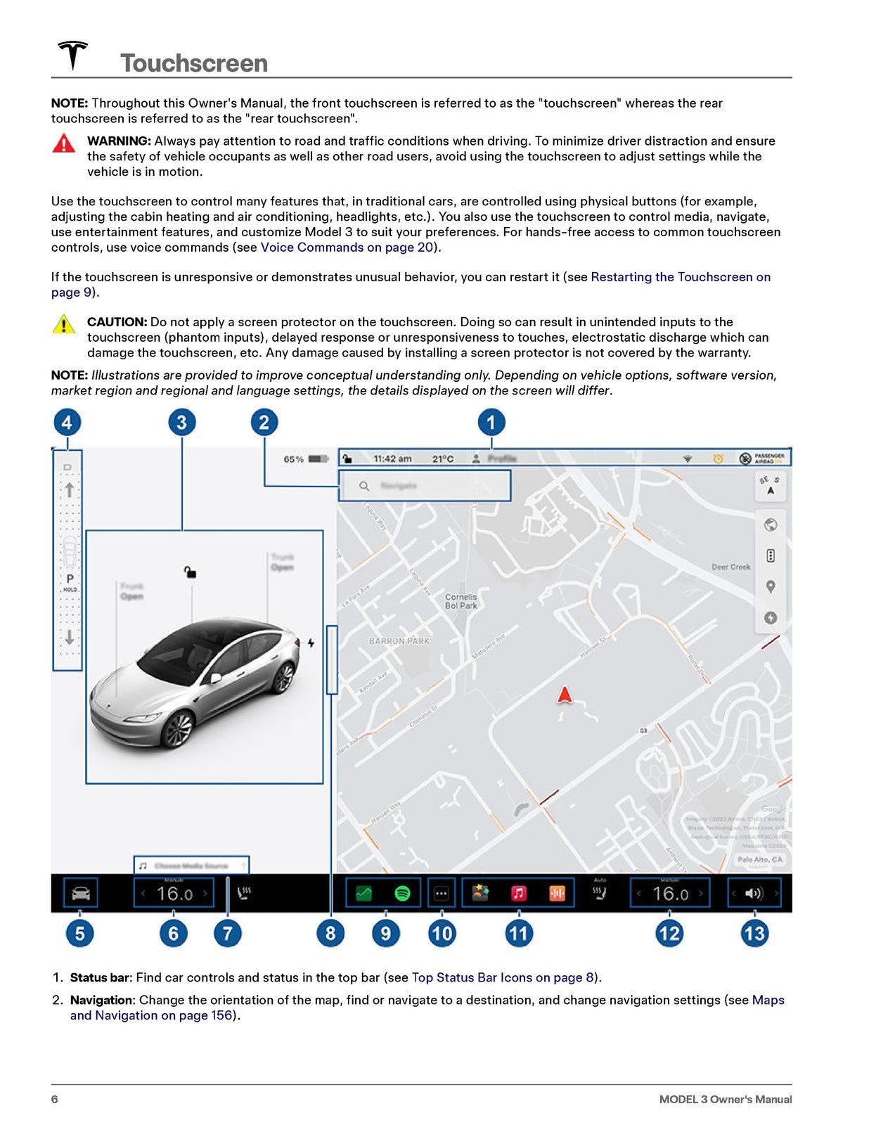 TESLA Model 3 2024 Owners Manual - STEEL WIRE BOUND - PROTECTIVE COVERS