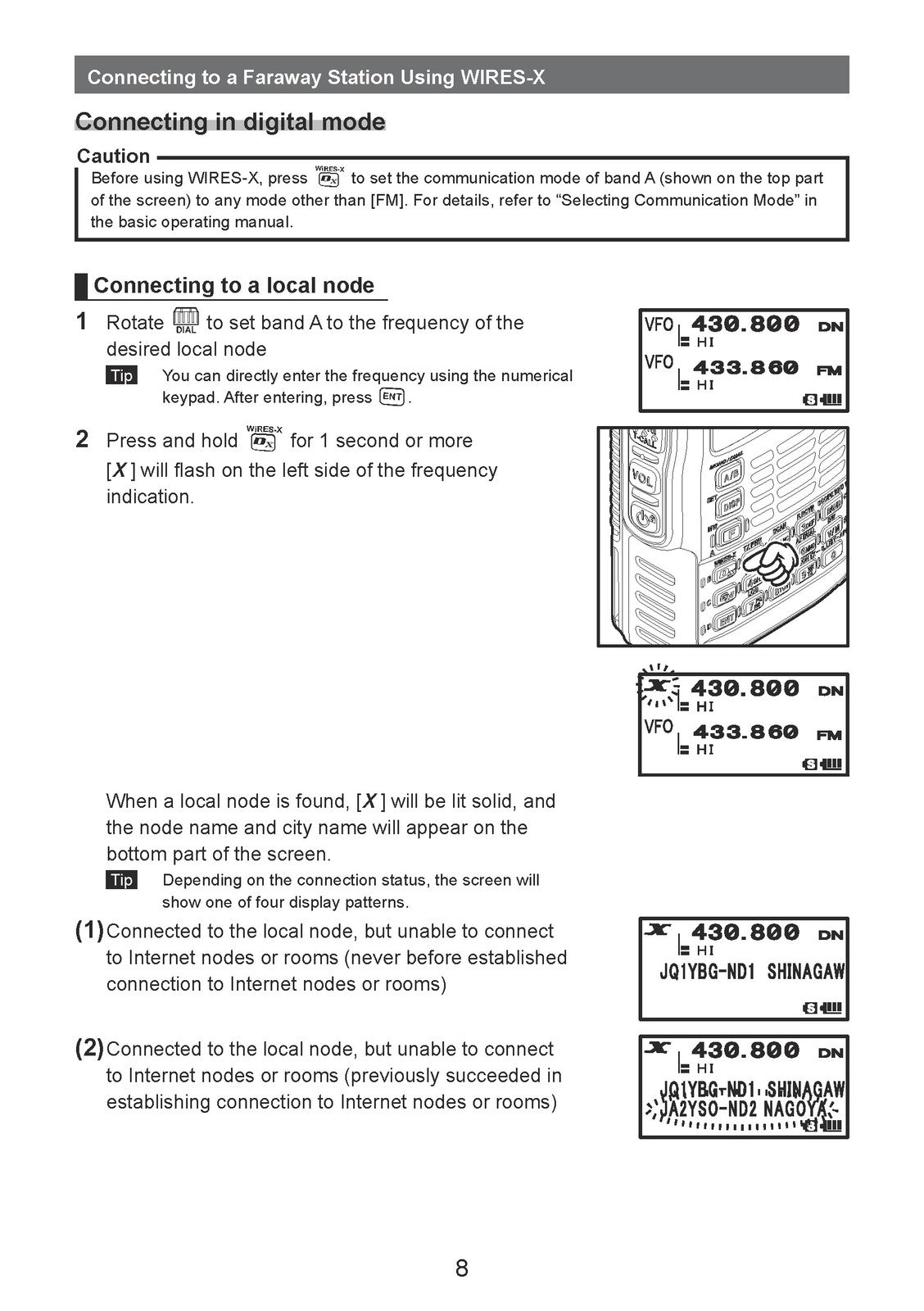 YAESU FT1DR Amateur Radio Instruction Manual - STEEL WIRE BOUND - TOUGH COVERS