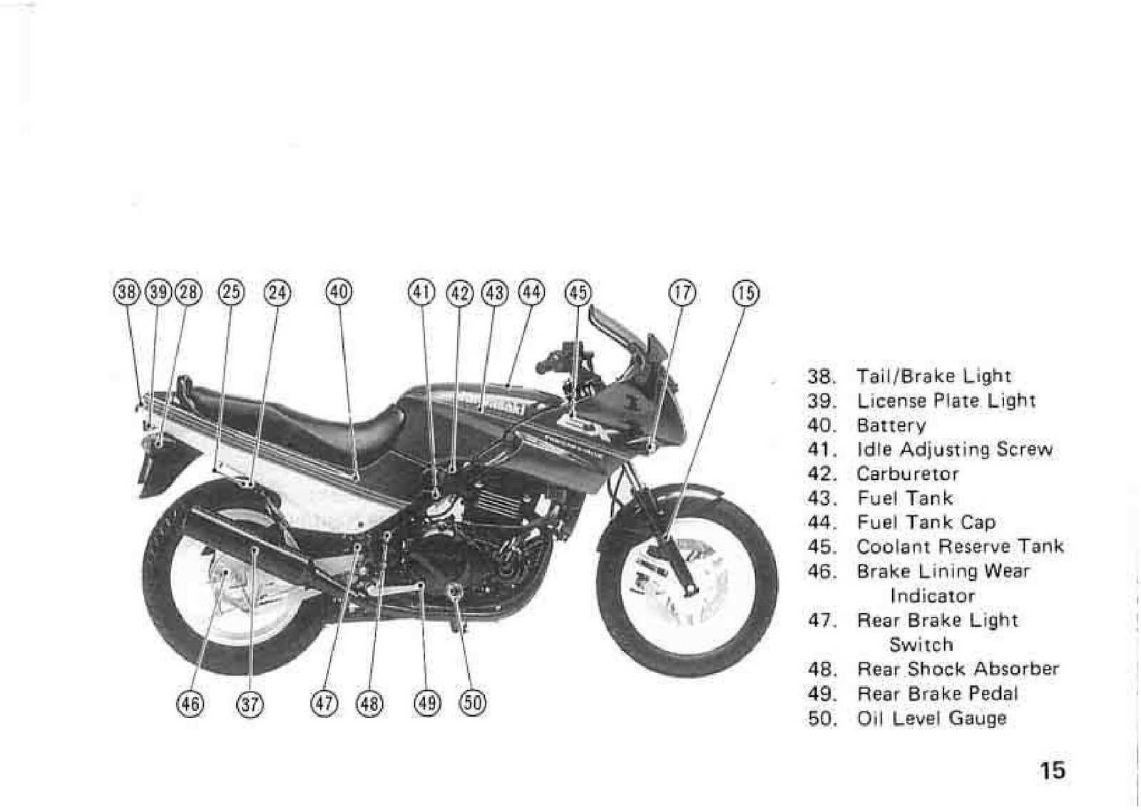 KAWASAKI EX500 Motorcycle Owners Manual - STEEL WIRE BOUND - PROTECTIVE COVERS