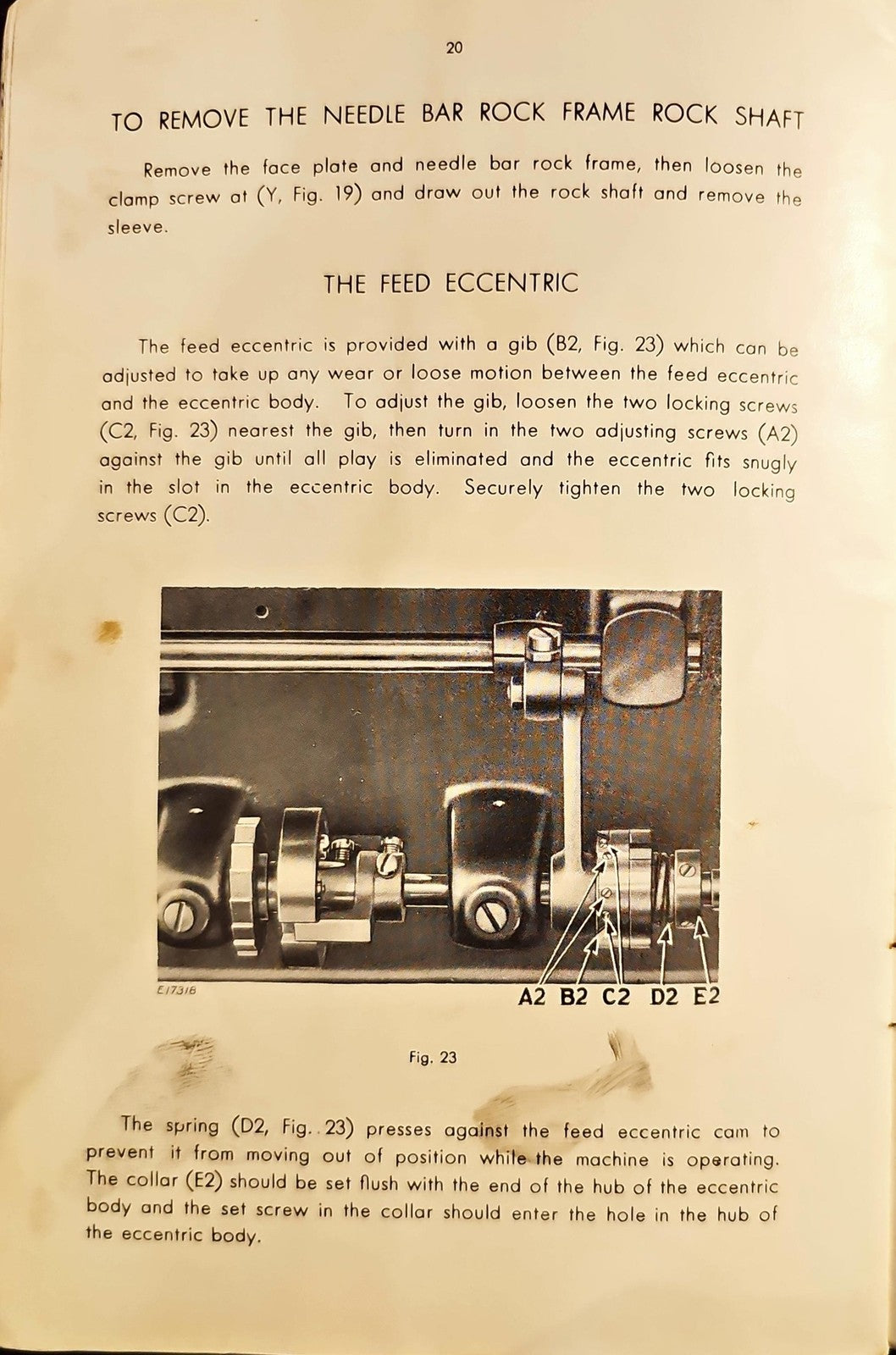 SINGER 144w204 144w304 Sewing Machine Instructions Manual 1945 - WIRE BOUND