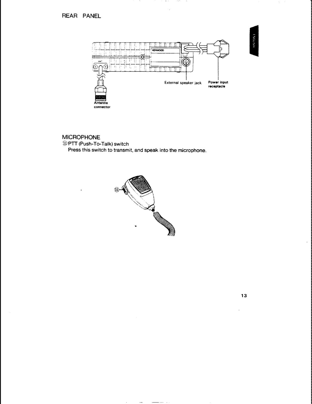KENWOOD TK-705D TK-805D VHF UHF FM Transceiver Instruction Manual - WIRE BOUND