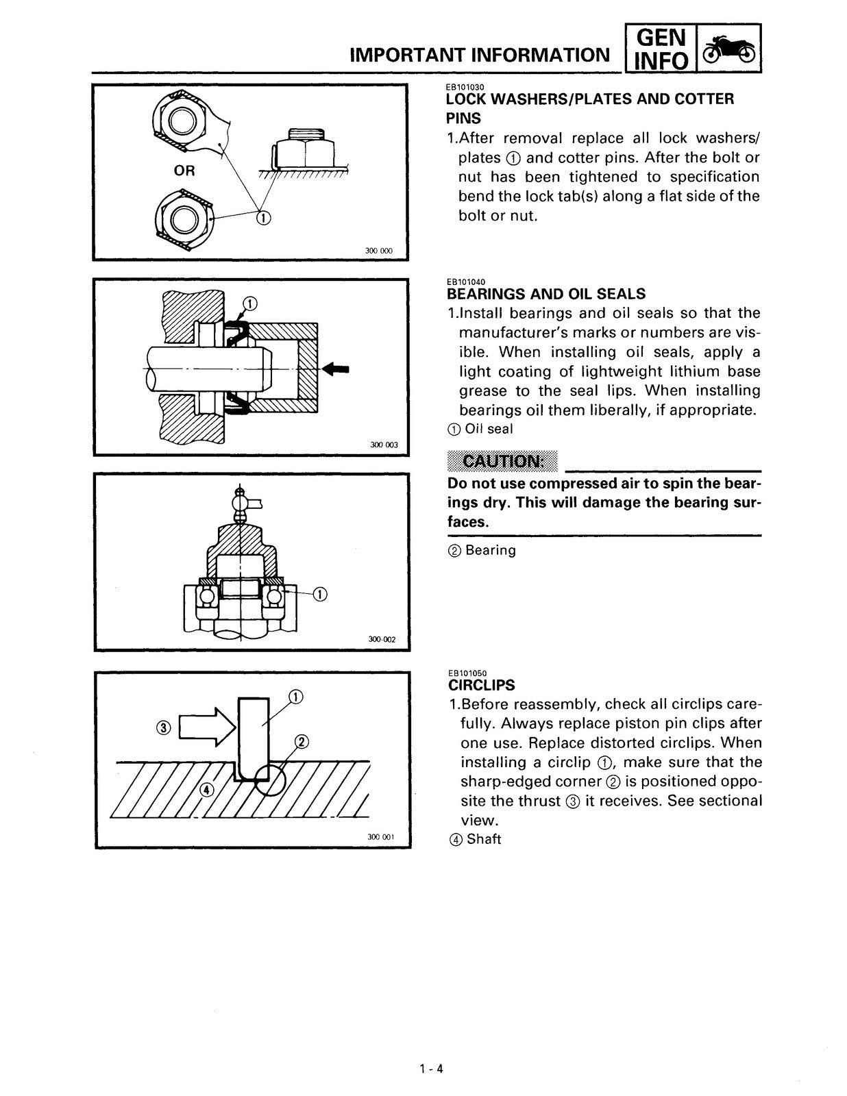 YAMAHA YZF600RJ Thundercat Motorcycle Service Manual 1996-2003, FOLDOUTS