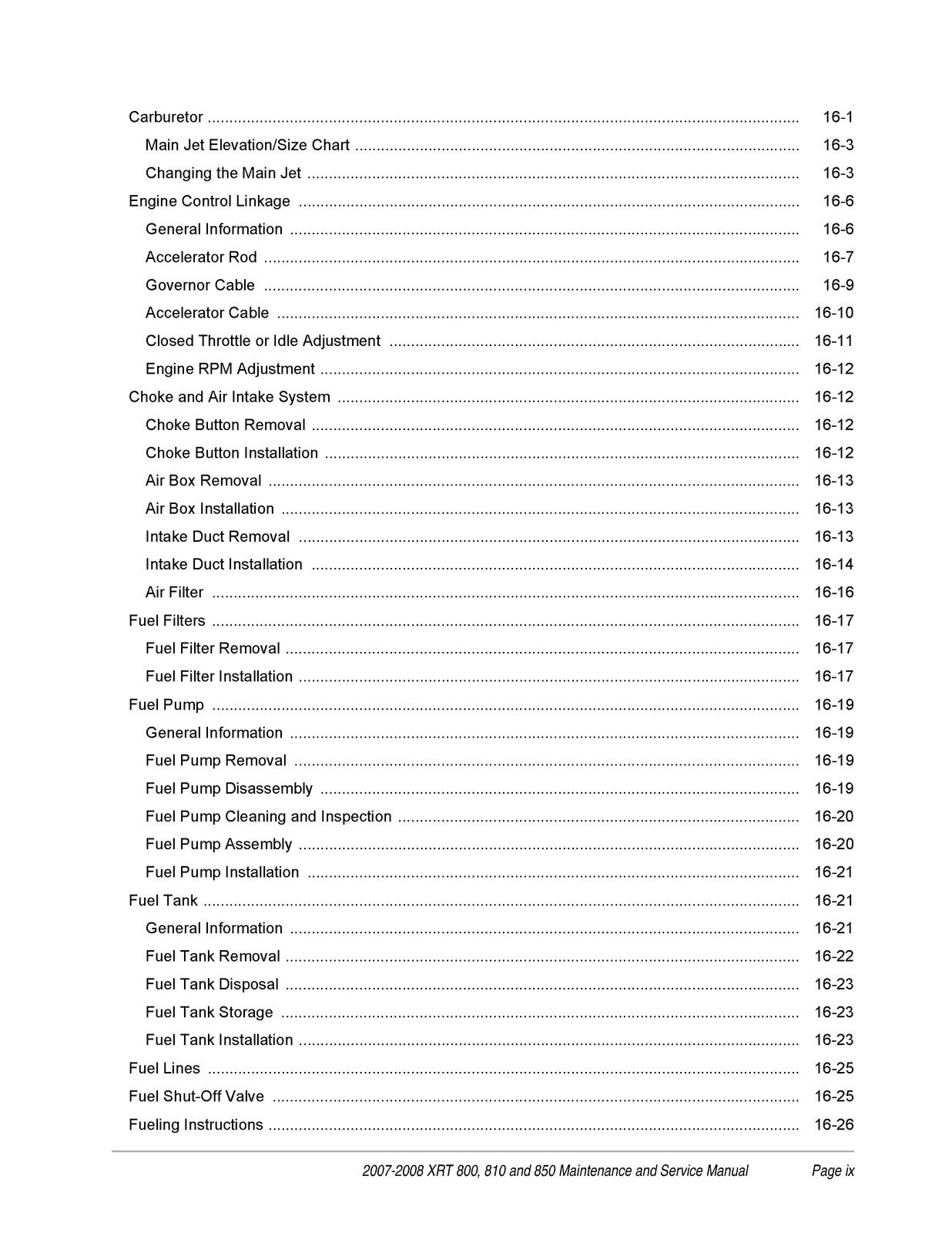 CLUB CAR XRT 800 810 850 Maintenance And Service Manual 2007-2008 - WIRE BOUND