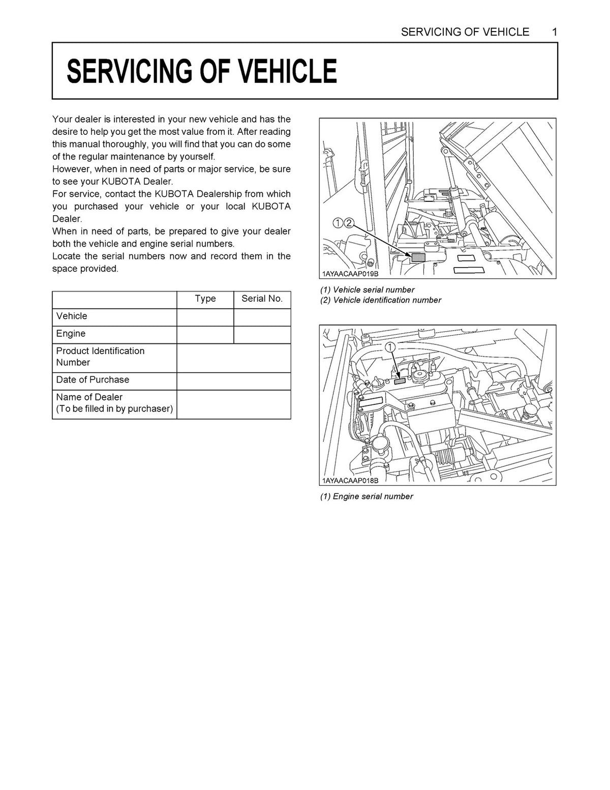KUBOTA RTV1140CPX Workshop & Operators Manual BUNDLE - WIRE BOUND - TOUGH COVERS