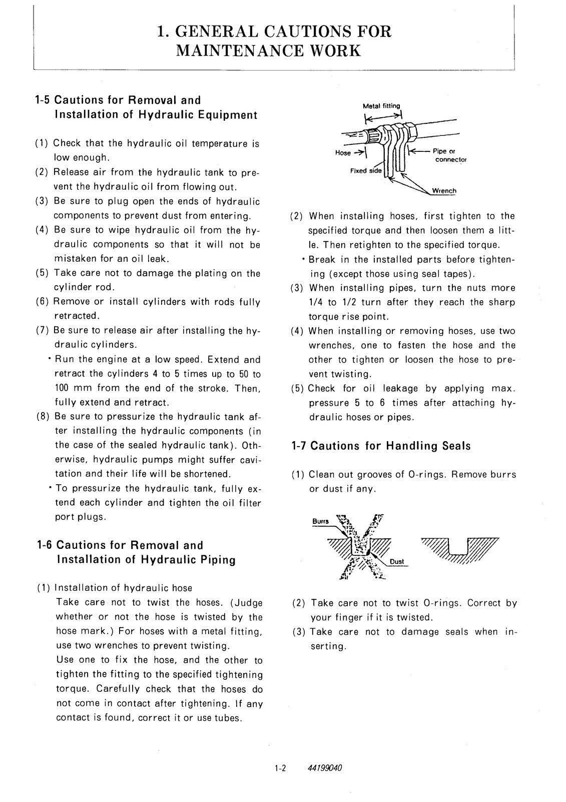 YANMAR B25V Excavator Service Manual - STEEL WIRE BOUND - PROTECTIVE COVERS