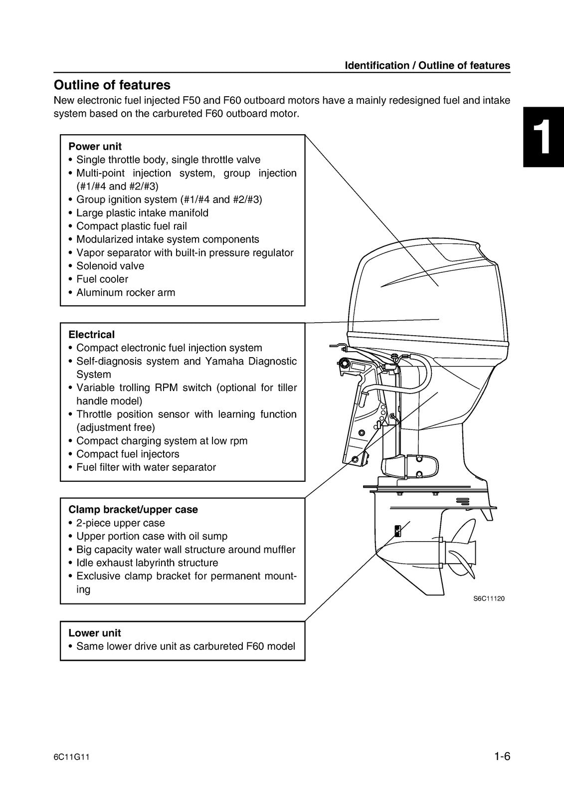 YAMAHA F50D T50D F60D T60D Outboard Motor Service Manual 2004, FOLDOUTS