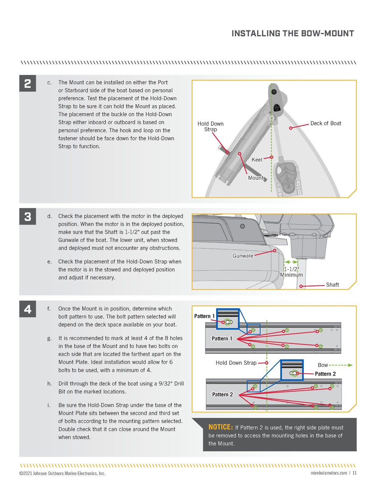 MINN KOTA Ultrex Bow Mount Trolling Motor Owners Manual 2015 - WIRE BOUND