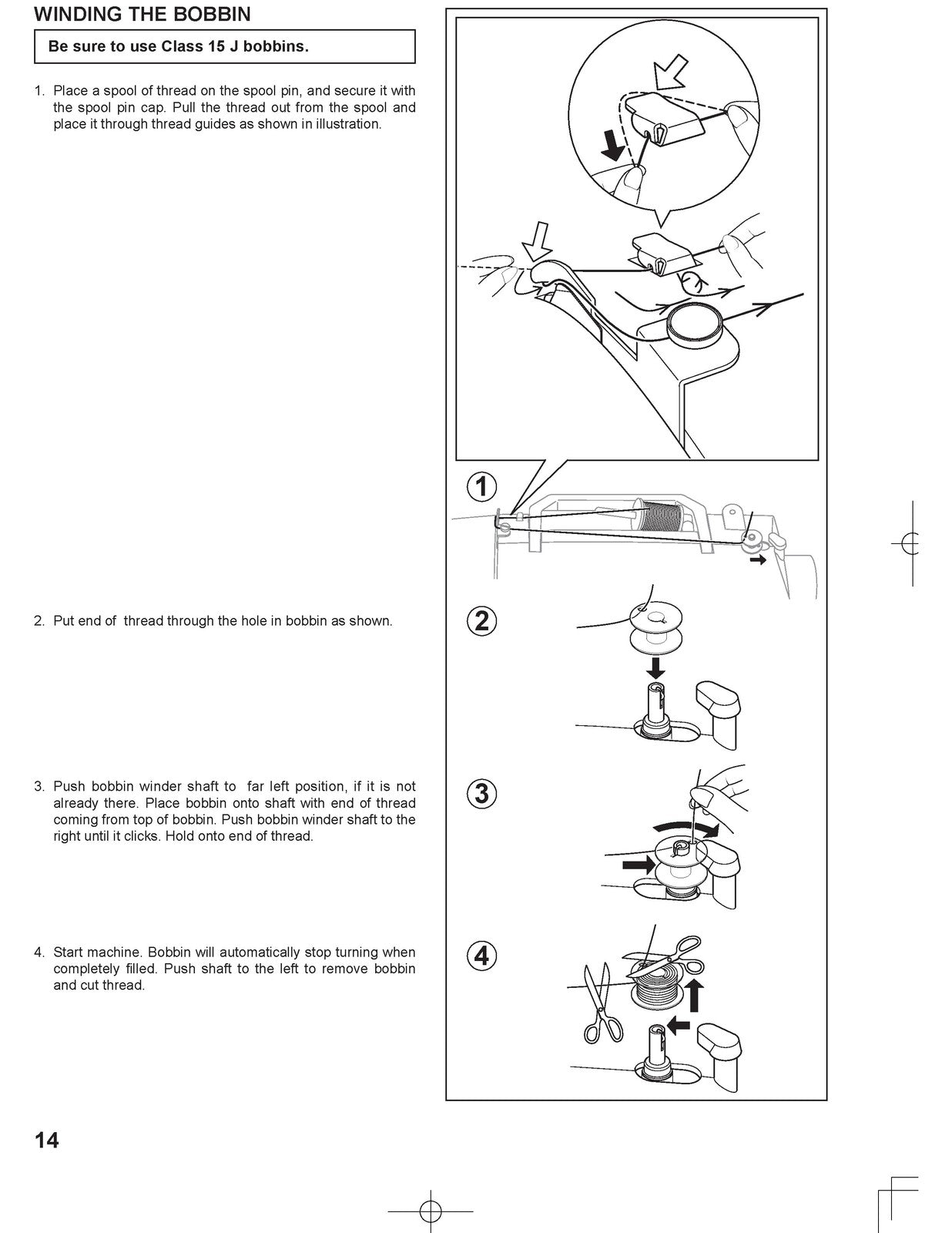 SINGER 7422 Instruction Guide User Manual - STEEL WIRE BOUND - PROTECTIVE COVERS