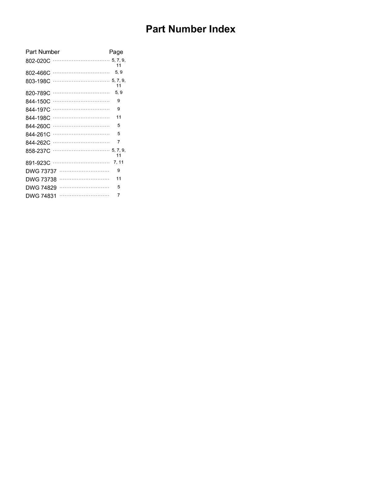 LAND PRIDE CL Series Compact Buckets Parts Manual 2025 - WIRE BOUND - COVERS