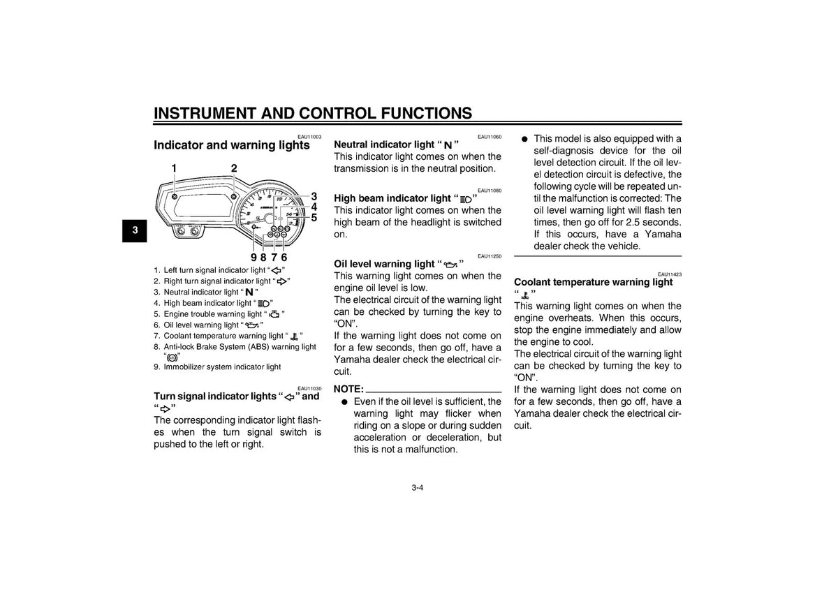 YAMAHA FZ6-NAHG Owners Manual 2007 - STEEL WIRE BOUND - PROTECTIVE COVERS
