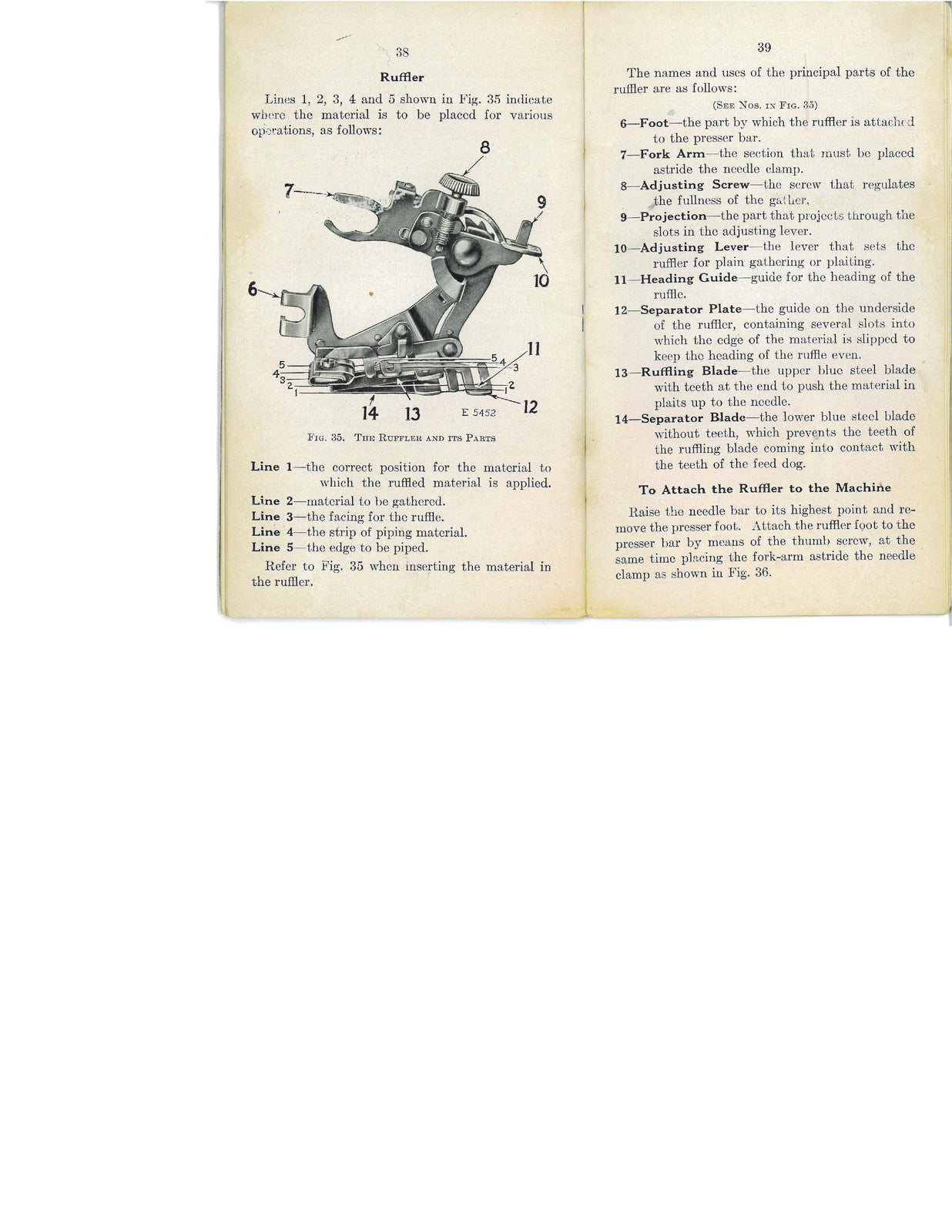 SINGER 99-13 Sewing Machine Operating Instructions Manual 1925 - WIRE BOUND