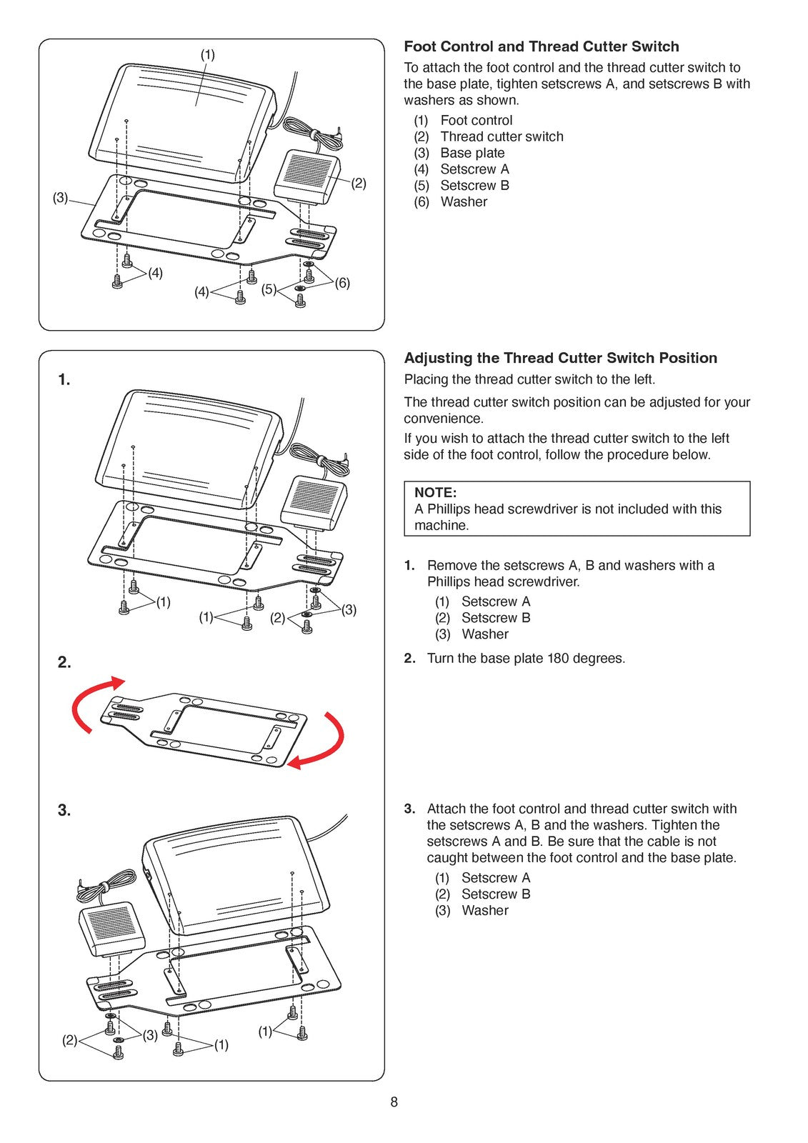 JANOME Continental M8 Professional Sewing Machine Instruction Book Manual