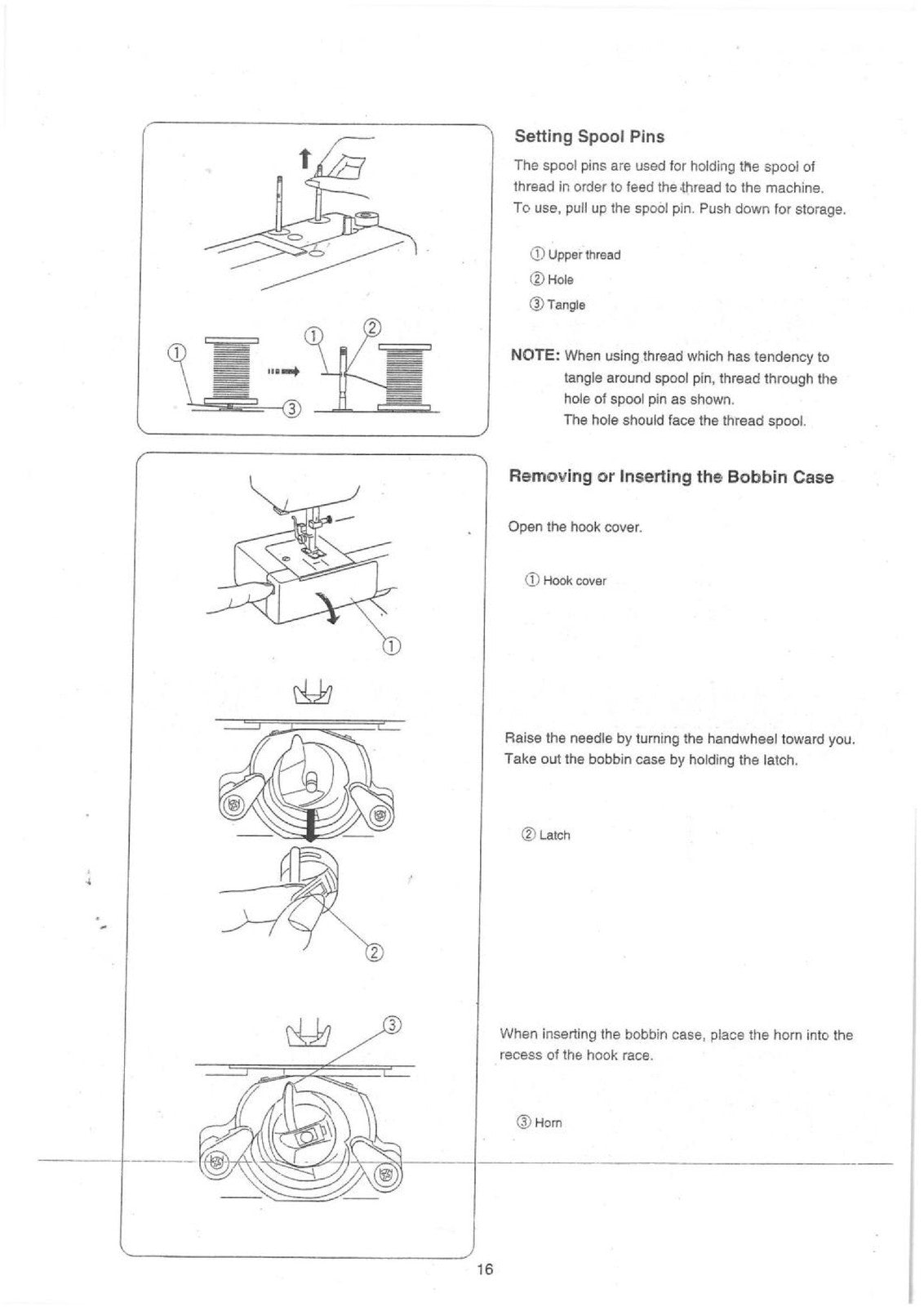ALFA US-2022 Sewing Machine Instruction Book Manual - WIRE BOUND - TOUGH COVERS