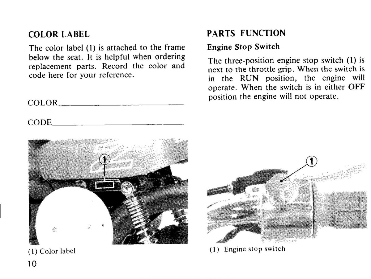 HONDA Z50R Motorcycle Owners Manual 1986 - STEEL WIRE BOUND - PROTECTIVE COVERS